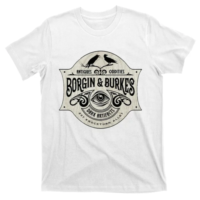 Antiques Oddities Borgin And Burkes Dark Artifacts Raven T-Shirt