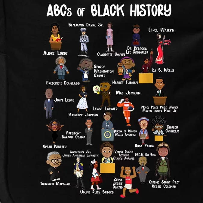 ABCs Of Black History Impact Tech Backpack