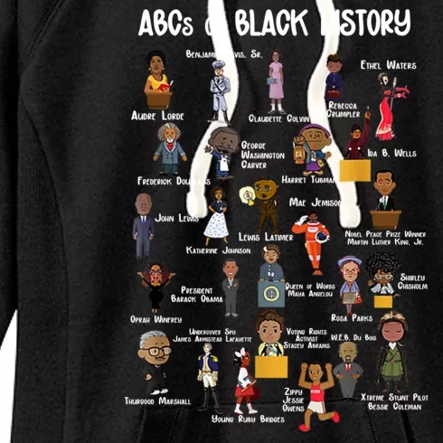 ABCs Of Black History Women's Fleece Hoodie