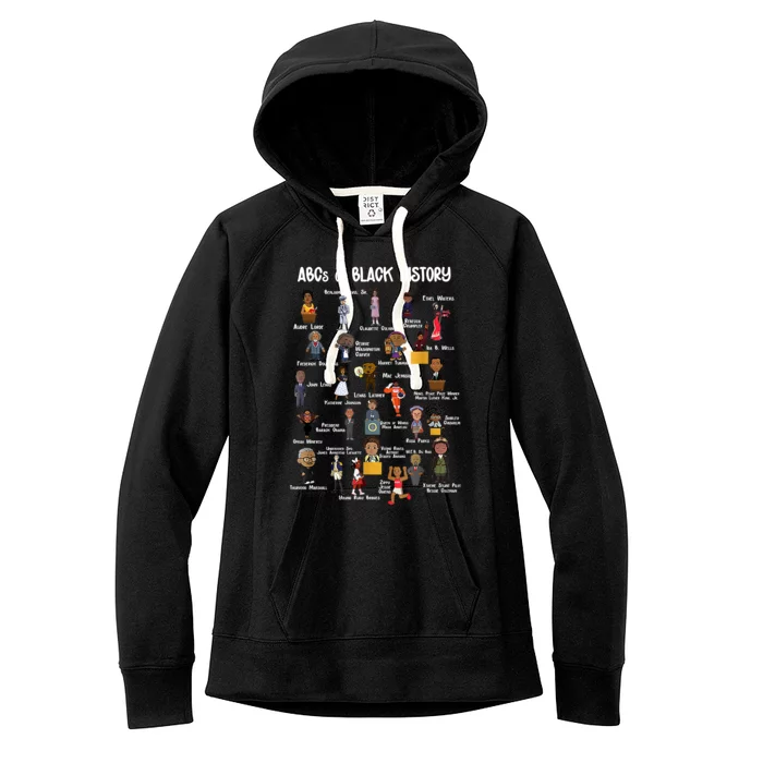 ABCs Of Black History Women's Fleece Hoodie