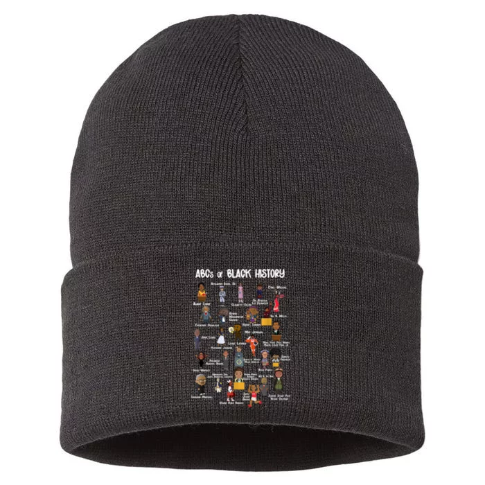 ABCs Of Black History Sustainable Knit Beanie