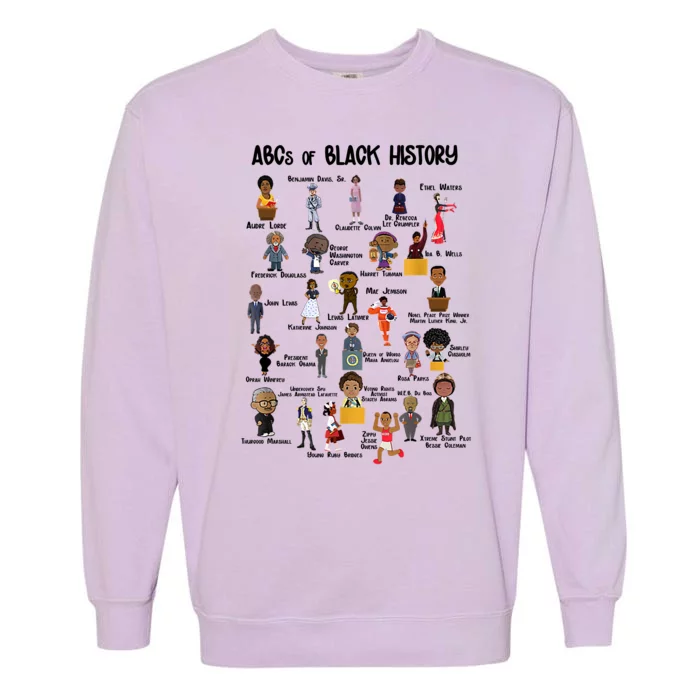 ABCs Of Black History Garment-Dyed Sweatshirt