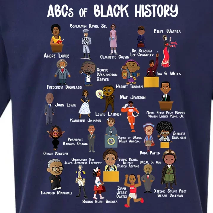 ABCs Of Black History Sueded Cloud Jersey T-Shirt