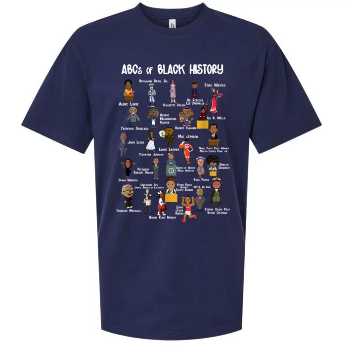 ABCs Of Black History Sueded Cloud Jersey T-Shirt