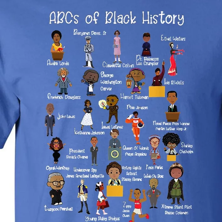 ABCs of Black History Month Original Juneteenth Tall T-Shirt