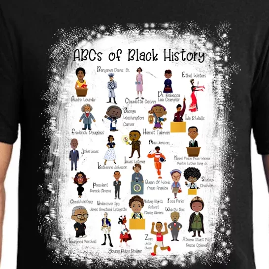 Abcs Of Black History Month Pride Teacher Gift Pajama Set