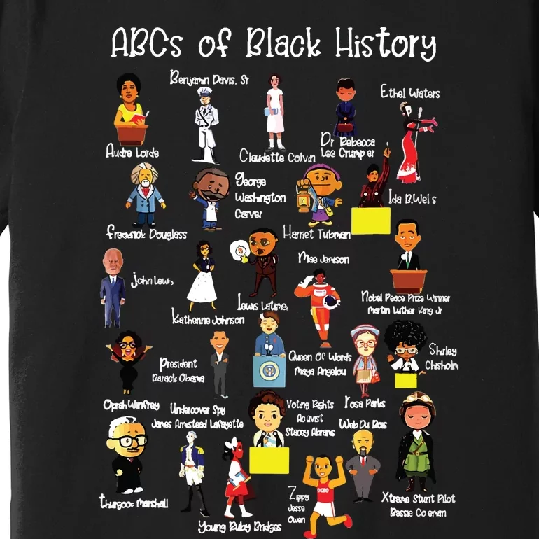 Abcs Of Black History Month Shirts Original Juneteenth Premium T-Shirt