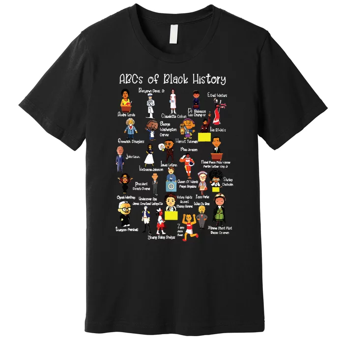 Abcs Of Black History Month Shirts Original Juneteenth Premium T-Shirt