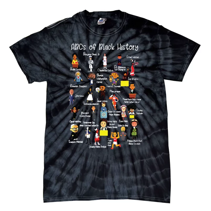 Abcs Of Black History Month Shirts Original Juneteenth Tie-Dye T-Shirt