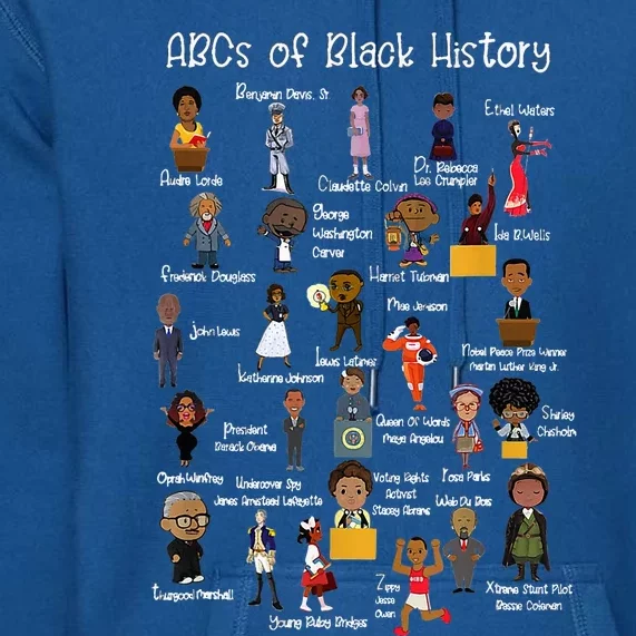 ABCs of Black History Month Original Juneteenth Premium Hoodie