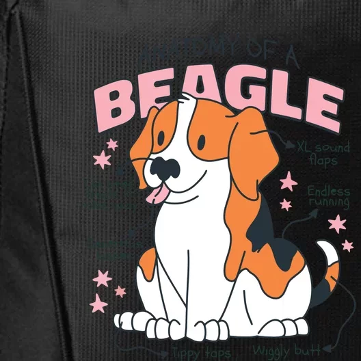 Anatomy Of Beagle Lovers Cool Mom Dog Pet City Backpack