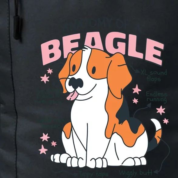 Anatomy Of Beagle Lovers Cool Mom Dog Pet Daily Commute Backpack