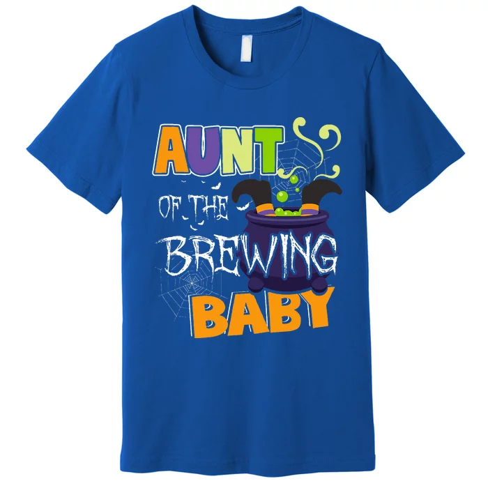 Aunt Of Brewing Baby Halloween Theme Baby Premium T-Shirt