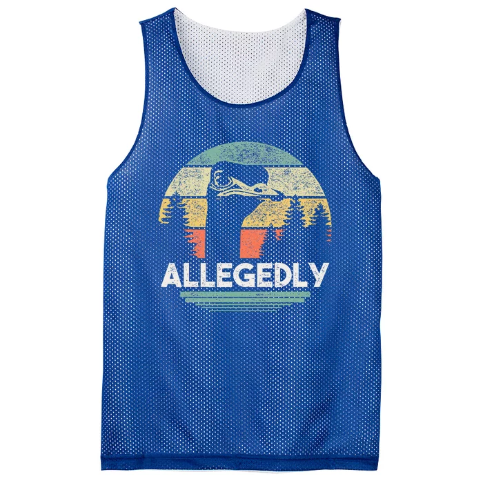 Allegedly Ostrich Bird Lover Mesh Reversible Basketball Jersey Tank