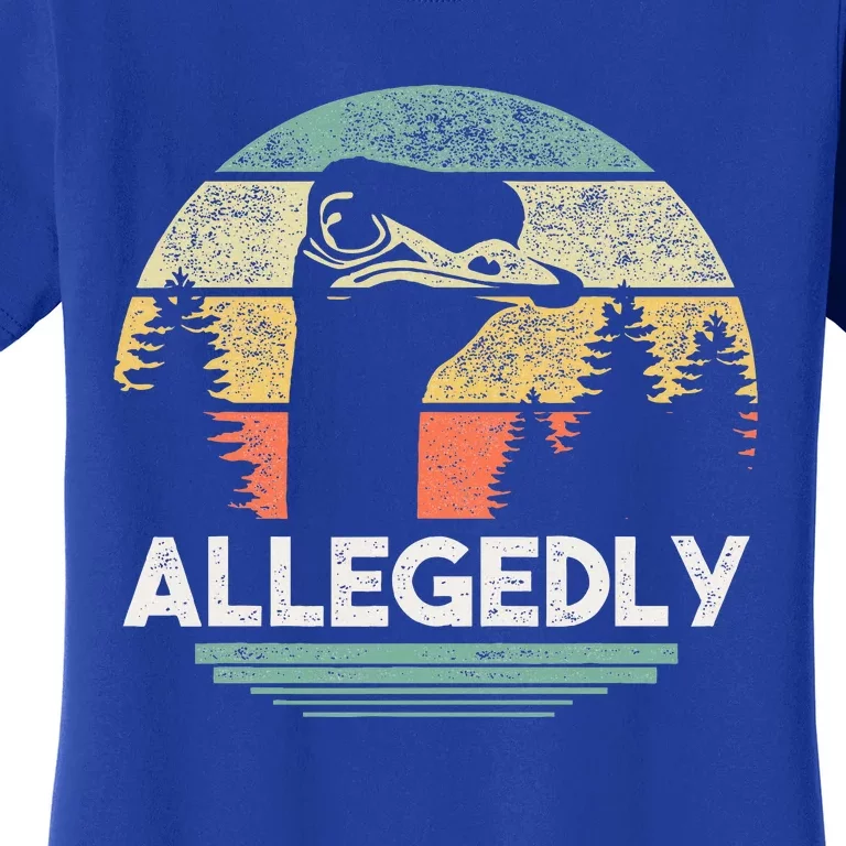 Allegedly Ostrich Bird Lover Women's T-Shirt