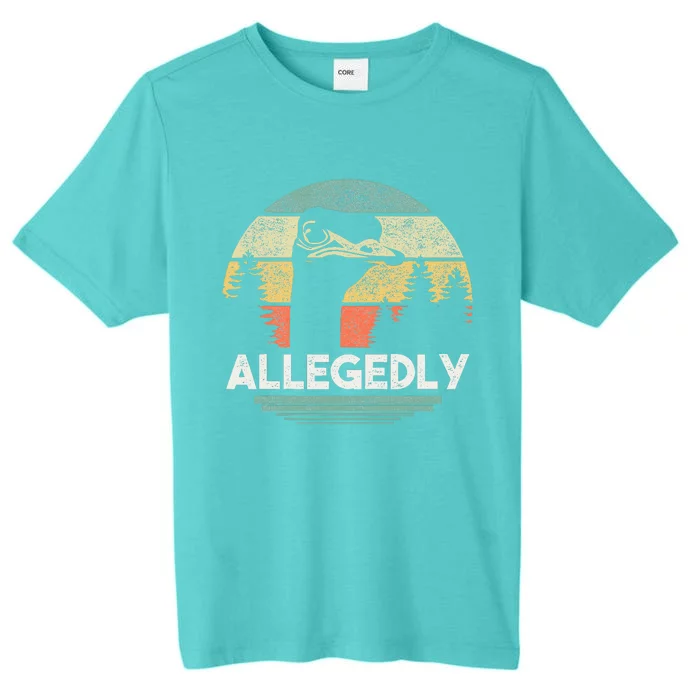 Allegedly Ostrich Bird Lover ChromaSoft Performance T-Shirt