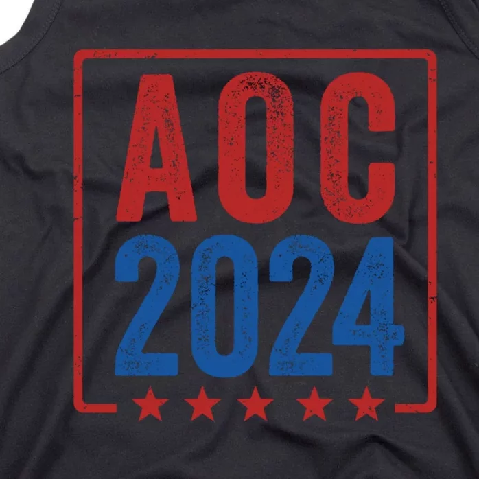 Alexandria Ocasio Cortez For President AOC 2024 Election Tank Top