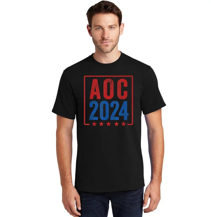 Alexandria Ocasio Cortez For President AOC 2024 Election Tall T-Shirt