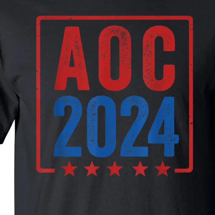 Alexandria Ocasio Cortez For President AOC 2024 Election Tall T-Shirt