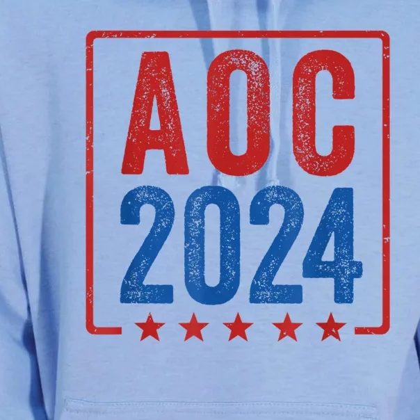 Alexandria Ocasio Cortez For President AOC 2024 Election Unisex Surf Hoodie