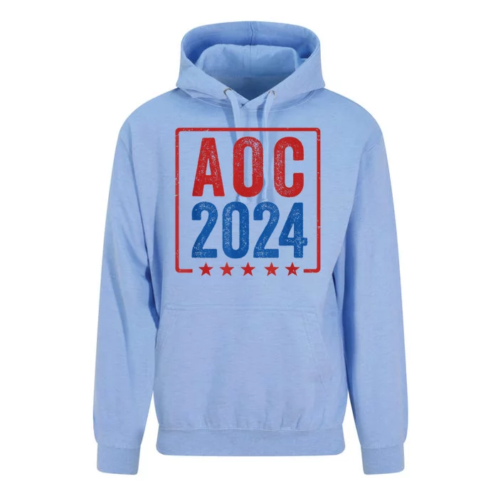 Alexandria Ocasio Cortez For President AOC 2024 Election Unisex Surf Hoodie