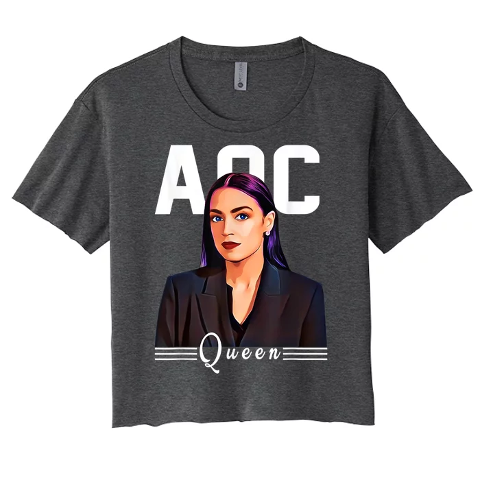 Alexandria Ocasio Cortez AOC Feminist Political Women's Crop Top Tee