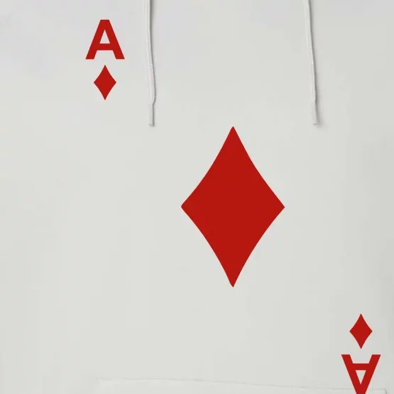 Ace Of Diamond Shirt Blackjack Cards Poker 21 A Shirt Performance Fleece Hoodie