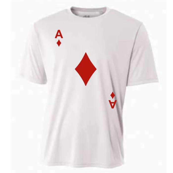 Ace Of Diamond Shirt Blackjack Cards Poker 21 A Shirt Cooling Performance Crew T-Shirt