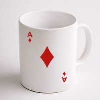 Ace Of Diamond Shirt Blackjack Cards Poker 21 A Shirt Coffee Mug