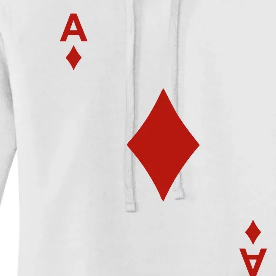 Ace Of Diamond Shirt Blackjack Cards Poker 21 A Shirt Women's Pullover Hoodie