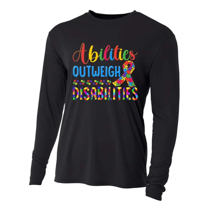 Abilities Outweigh Disabilities, Disability Awareness Cooling Performance Long Sleeve Crew