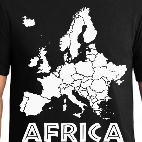 Africa Or Europe Ironic Sarcastic Weird Funny Meme Humor Pajama Set