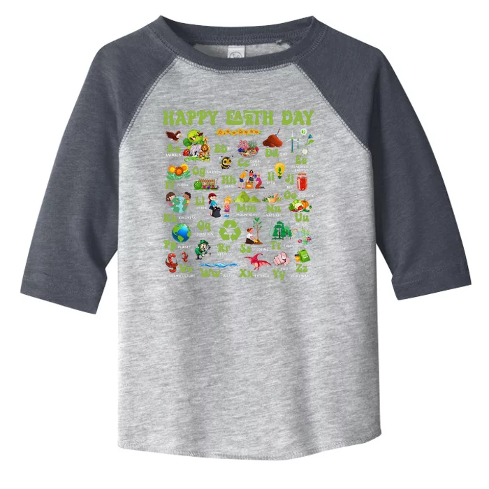 Abcs Of Earth Day Teacher Save Our Planet Nature Environment Toddler Fine Jersey T-Shirt