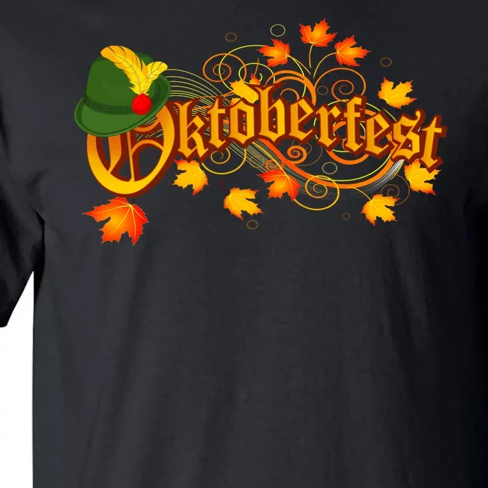 Autumn Oktoberfest Fall Leaves Tall T-Shirt