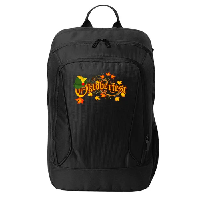 Autumn Oktoberfest Fall Leaves City Backpack