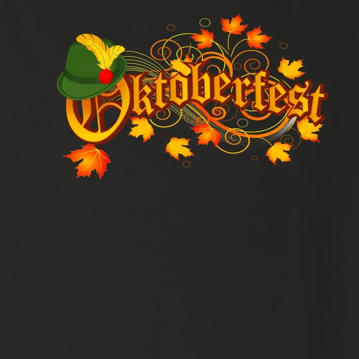 Autumn Oktoberfest Fall Leaves Toddler Long Sleeve Shirt