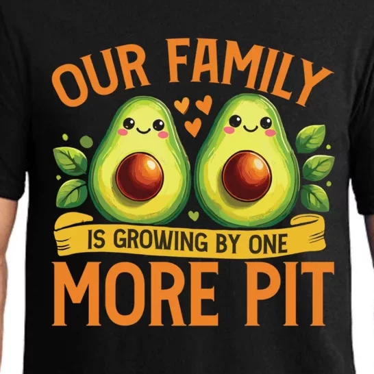 Announcet Our Family Is Growing By One More Pit Gift Pajama Set