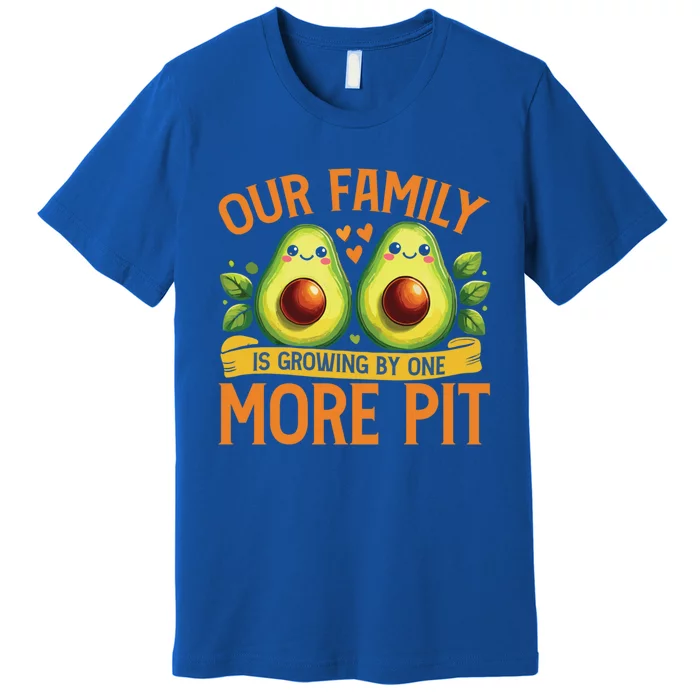 Announcet Our Family Is Growing By One More Pit Gift Premium T-Shirt