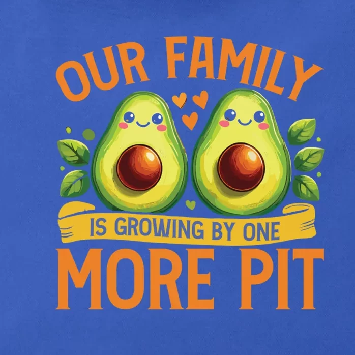 Announcet Our Family Is Growing By One More Pit Gift Zip Tote Bag