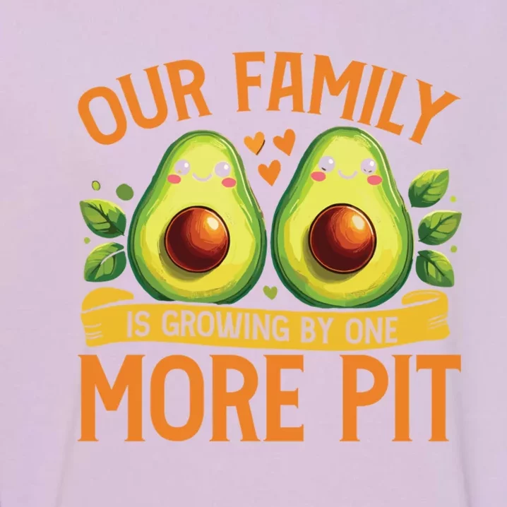 Announcet Our Family Is Growing By One More Pit Gift Garment-Dyed Sweatshirt