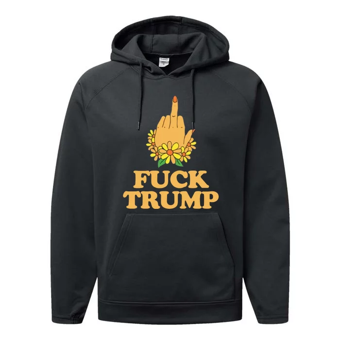 Aubrey O’Day Fuck Trump Performance Fleece Hoodie