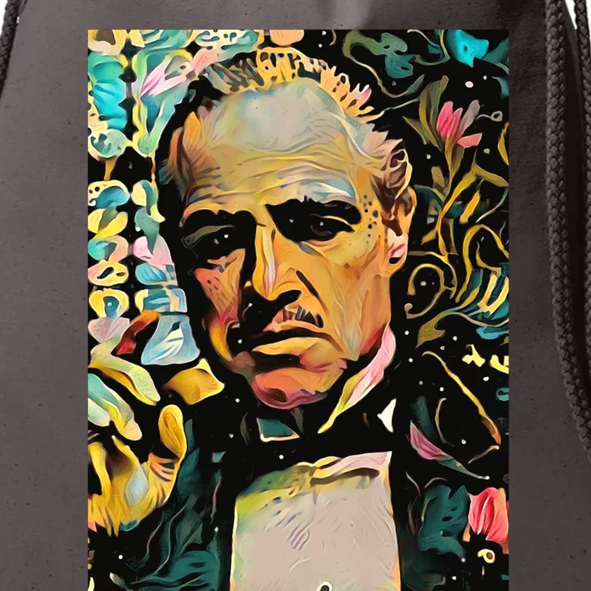 Abstract Of Godfather Drawstring Bag