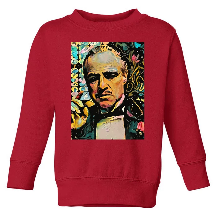 Abstract Of Godfather Toddler Sweatshirt