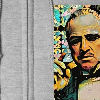 Abstract Of Godfather Full Zip Hoodie