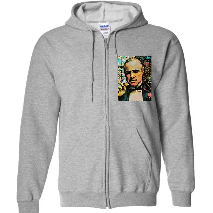 Abstract Of Godfather Full Zip Hoodie