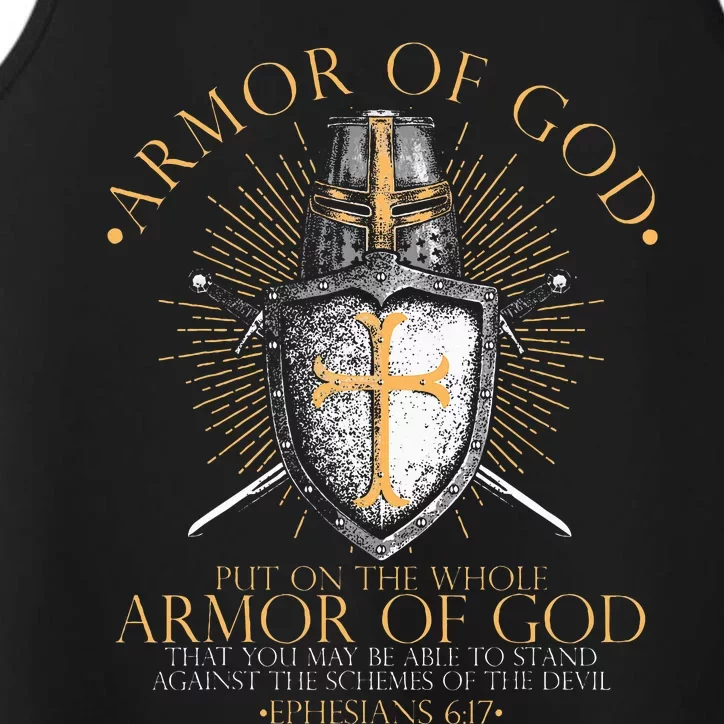 Armor Of God Ephesians 617 Bible Verse Christian Performance Tank