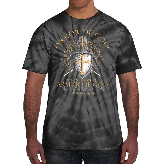 Armor Of God Ephesians 617 Bible Verse Christian Tie-Dye T-Shirt