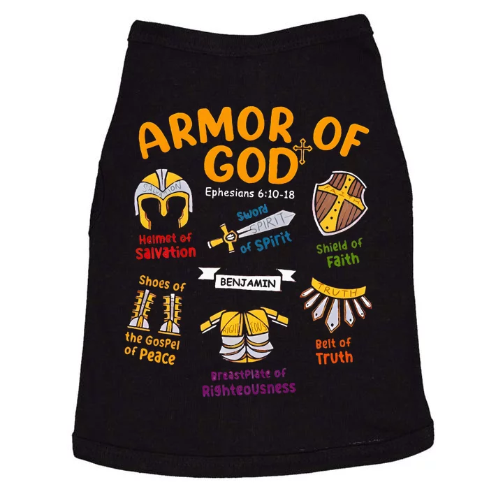 Armor Of God Christian Jesus Shield Ephesians Doggie Tank