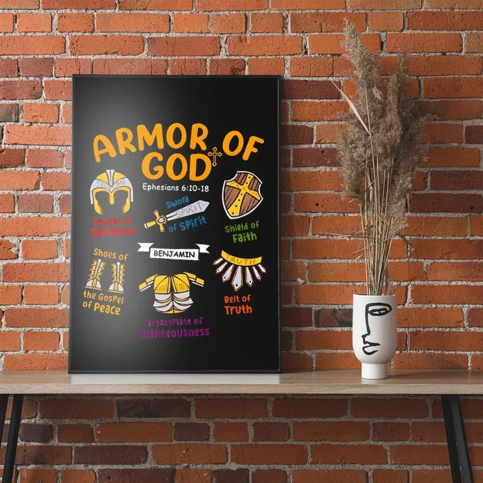 Armor Of God Christian Jesus Shield Ephesians Poster