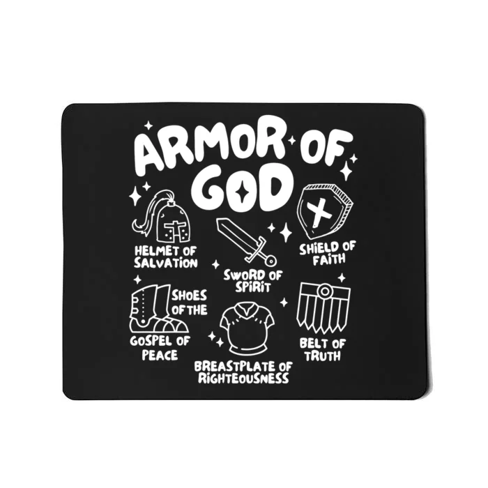 Armor Of God Christian Jesus Mousepad